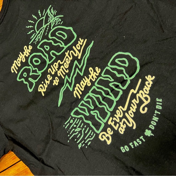 Go Fast Don’t Die “Irish Blessing” limited edition vintage slub tee. NWOT - Picture 3 of 5